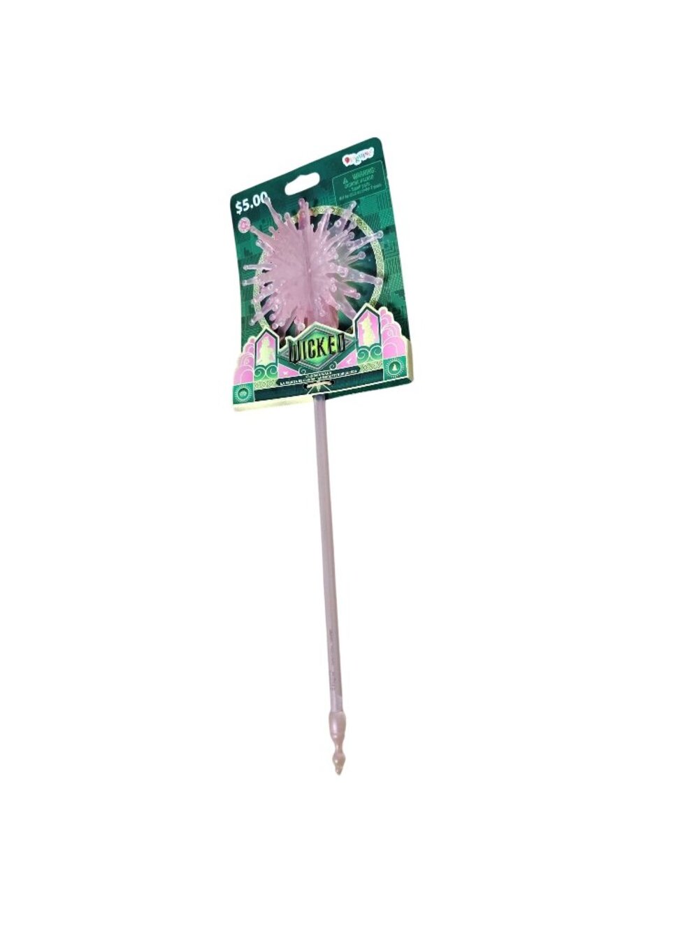 Wicked Glindas Wand Pink Costume Accessory For Ages 4+ By Disguise